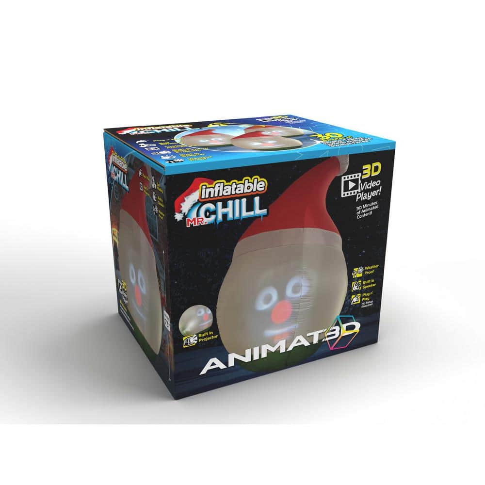 6 ft. Animated Inflatable Snowman with Color Changing LED Lights