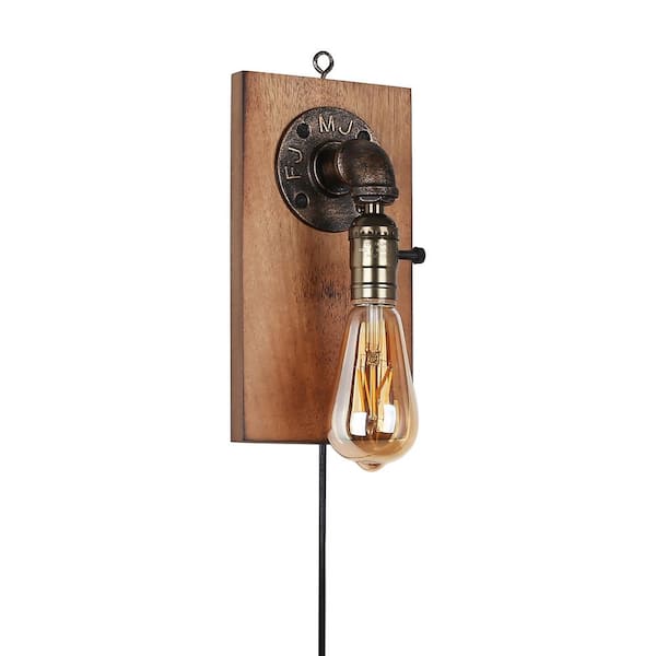 Unbranded 3.15 in. 1-Light Black Matte Finish Wall Sconce