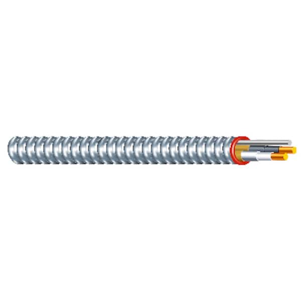 Southwire 50 ft. 10/3 600-Volt Duraclad Type BX/AC SA Light-Weight Steel Armored Cable Coil