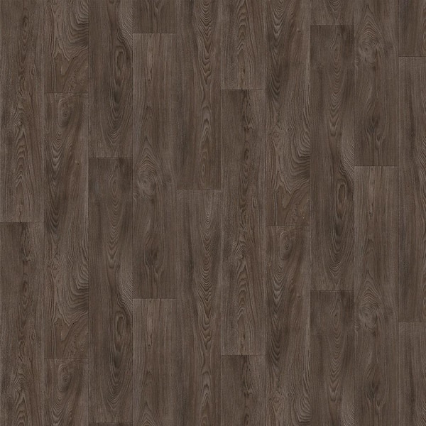 Cherry Bark Oak 12 MIL 13.2 ft. W x Cut to Length Waterproof Vinyl Sheet Flooring