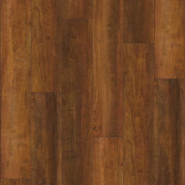 Branford Cherry 12mm T x 8.03 in W Waterproof Laminate Wood Flooring (15.9 sqft/case)