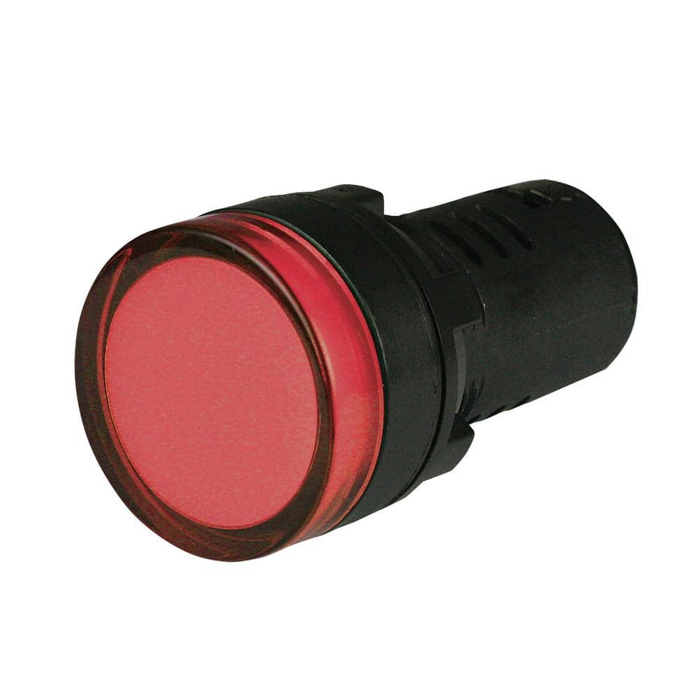 BBT Brand 220 volt AC Waterproof Red LED Panel Indicator Light. 