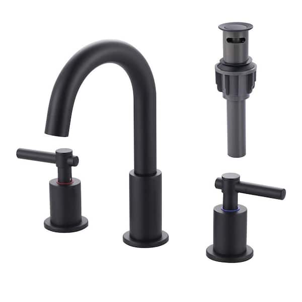 Glacier Bay Oswell 8 in. Widespread Double-Handle High-Arc