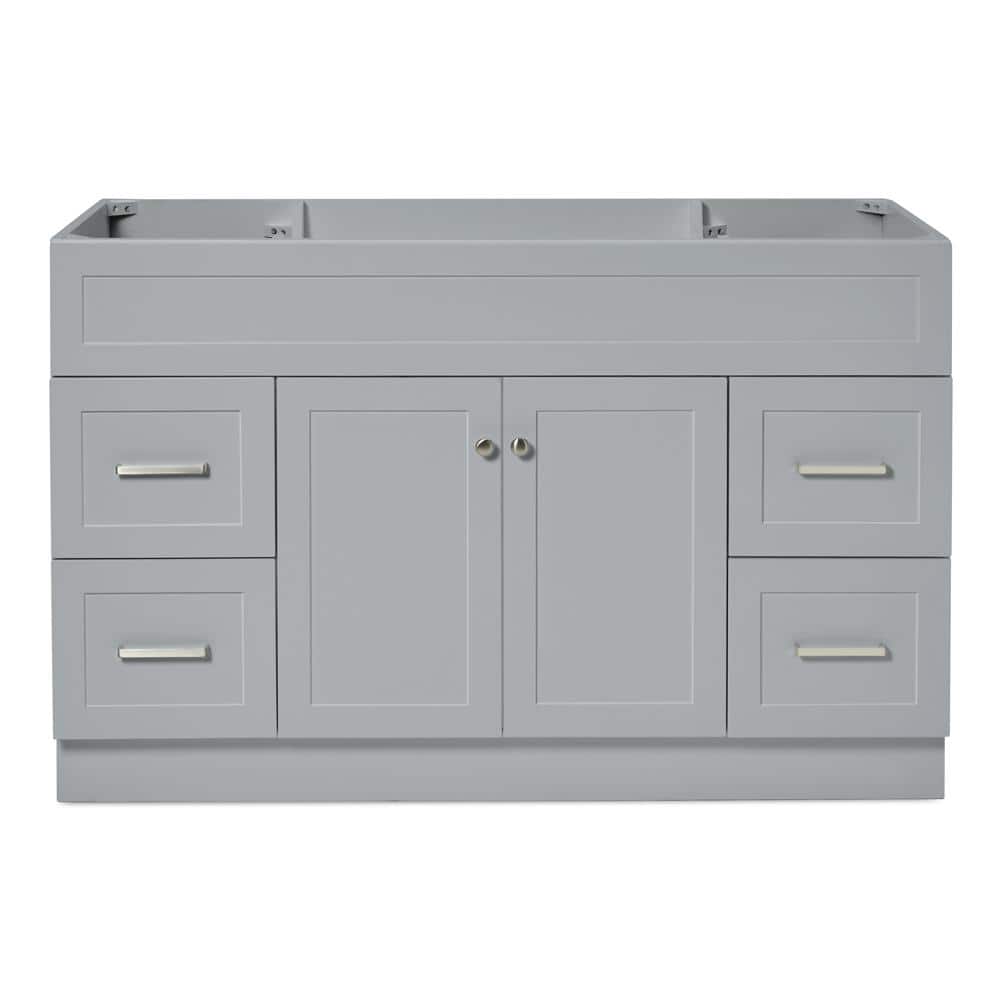 Hamlet 54 in. W x 21.5 in. D x 34.5 in. H Freestanding Bath Vanity Cabinet Only in Gray price history on PriceWatchPro