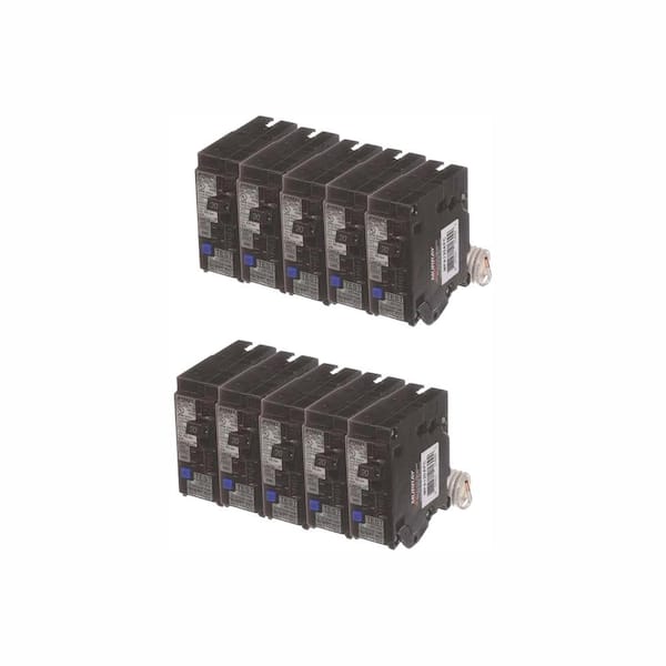 Murray 15 Amp Single Pole Combination AFCI Circuit Breakers (10-Pack)