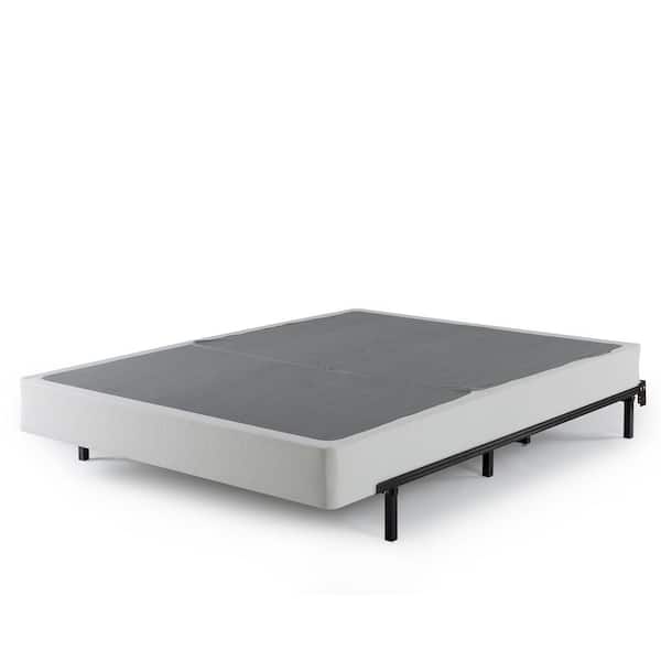 Zinus 7 5 In Profile Full White Metal, Is A Bed Frame The Same As Box Spring