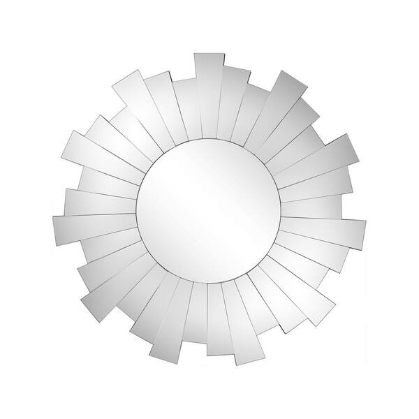 Camden Isle Soleil 29.625 in. H x 29.625 in. W Casual Sunburst Framed Classic Accent Mirror