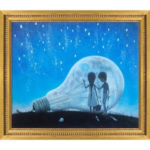 "The Night We Broke The Moon Reproduction with Versailles Gold Queen" by Adrian BordaOil Painting 29 in. x 25 in.