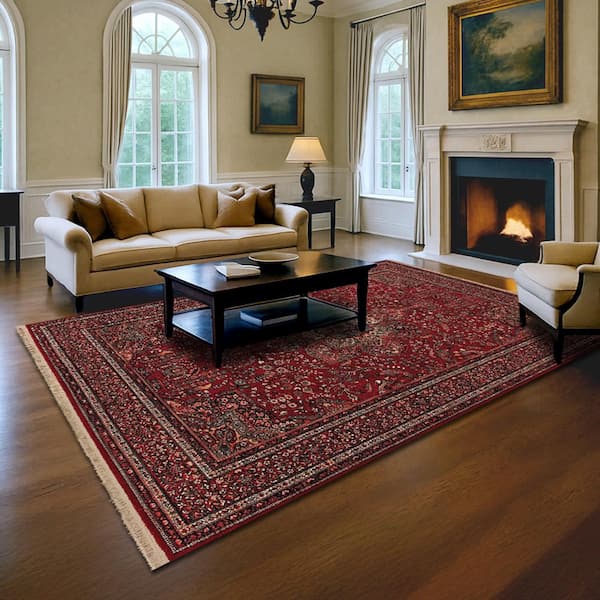 Kashimar All Over Center Medallion 8 ft. x 11 ft. Area Rug