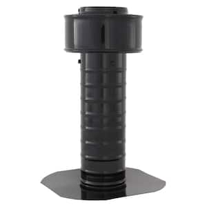 3 in. Dia Aluminum Static Keepa Vent in Black