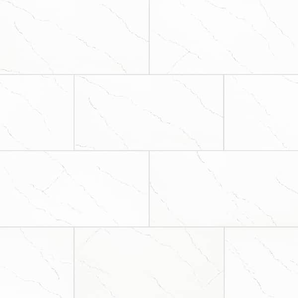 MSI Marcella Gray 24 in. x 48 in. Matte Porcelain Marble Look Floor and Wall Tile (608 sq. ft./Pallet)