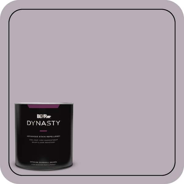 BEHR DYNASTY 1 qt. #670F-4 Silverberry Eggshell Enamel Interior Stain-Blocking Paint and Primer