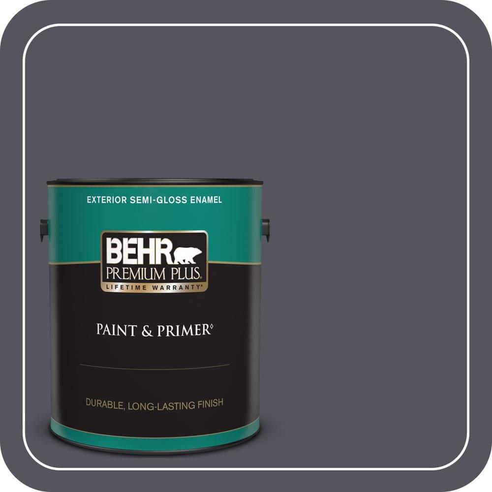 1 gal. #N540-7 Coal Mine Semi-Gloss Enamel Exterior Paint & Primer price history on PriceWatchPro