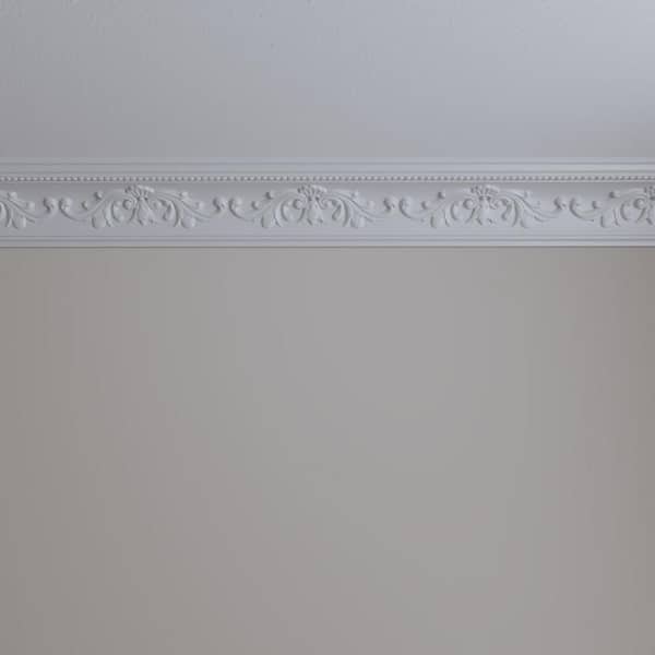 Ekena Millwork 17-1/8 in. x 3 in. x 7/8 in. Versailles Large Ribbon with  Bow Center Onlay ONL17X03X01VE - The Home Depot