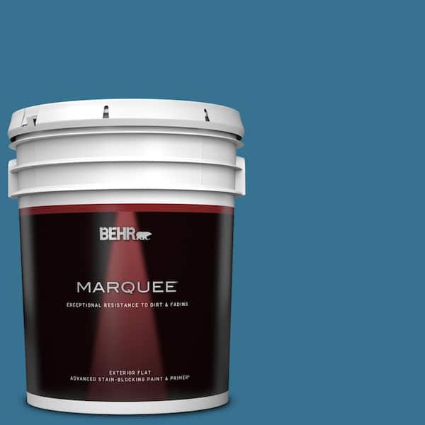 BEHR MARQUEE 5 gal. #T18-14 Soul Search Flat Exterior Paint & Primer
