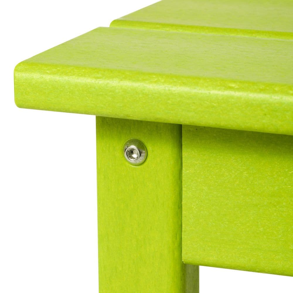 Lime Green Poly Adirondack Outdoor Coffee Table
