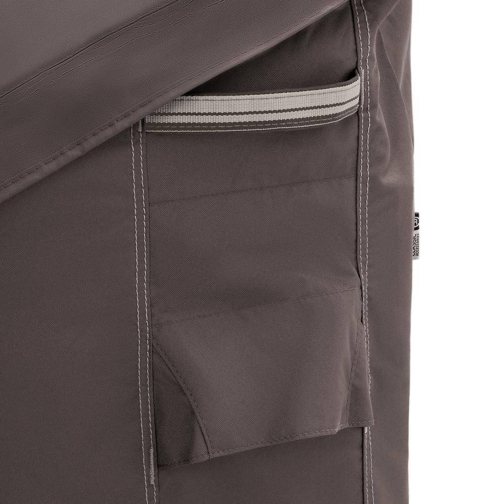 Ravenna Dark Taupe Water-Resistant Porch Swing Cover