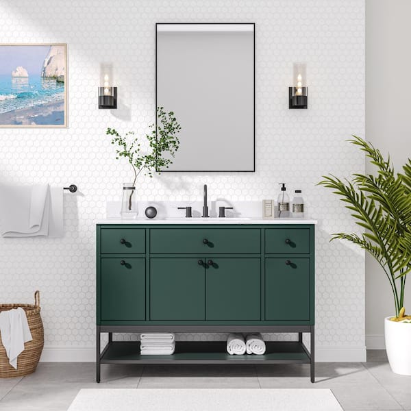 Diamond FreshFit Goslin 48-in Maritime Bathroom Vanity Cabinet Diamond FreshFit Goslin 48-in Maritime Bathroom Vanity Cabinet