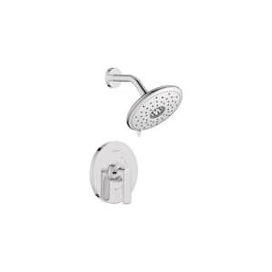 Aspirations Single-Handle Wall Mount Shower Trim in Polished Chrome - 1.75 GPM (Valve Not Included)