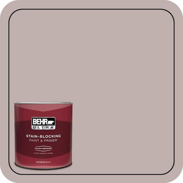 BEHR ULTRA 1 qt. #740A-3 Oak Ridge Extra Durable Flat Interior Paint & Primer