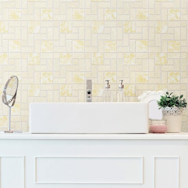 Academy Gold 11-3/4 in. x 11-3/4 in. Porcelain Mosaic Tile (9.8 sq. ft./Case)