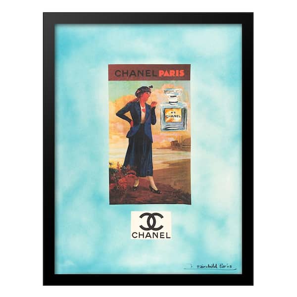 VENICE BEACH Collections Vintage Paris Fashion Scene by Fairchild Paris 1-Piece Framed Graphic Print Abstract Poster Art Print 18 in. x 14 in.