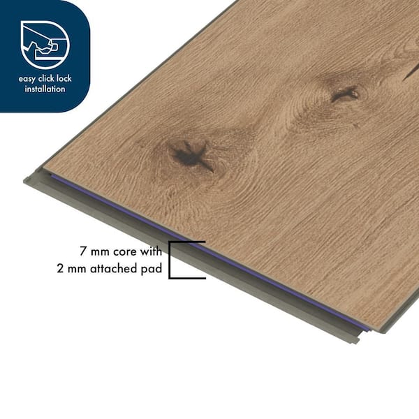 Lifeproof McNair Valley Oak Waterproof Hybrid Resilient Flooring - 21.2 sq ft Case
