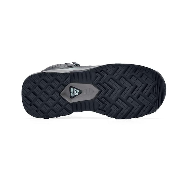 Women's Rainier Water Resistant 6 in. Work Boots - Composite Toe- Charcoal/Mint Size 8.5(M)