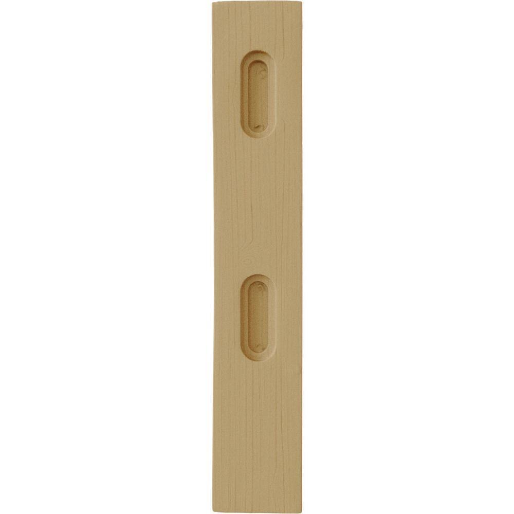 Large Alder Wood Olympic Bracket 1 3/4"W x 10"D x 10"H