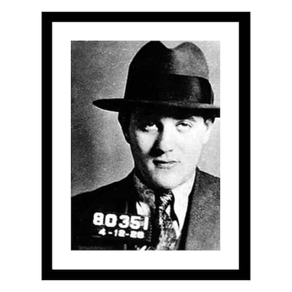 VENICE BEACH Collections Bugsy Siegel 1928 Mugshot by Unknown 1-Piece Framed Graphic Print Abstract Poster Art Print 18 in. x 14 in.