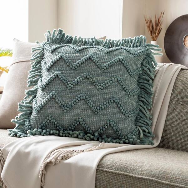 sage decorative pillows