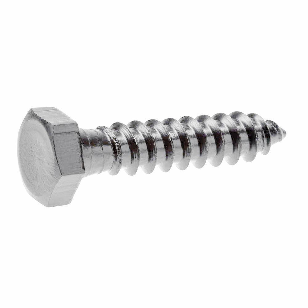 Everbilt 1/4 in. x 1-1/2 in. Zinc-Plated Hex-Head Lag Screw