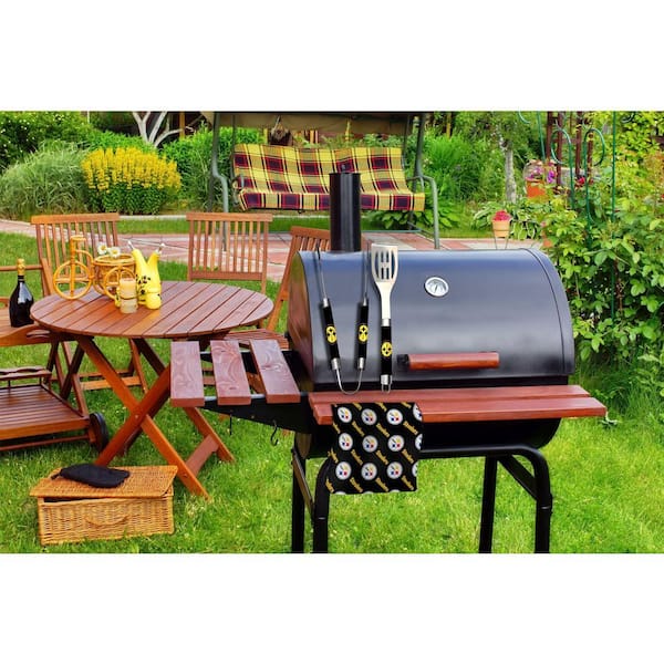 THE NORTHWEST GROUP NFL Steelers Stainless Steel BBQ Grilling