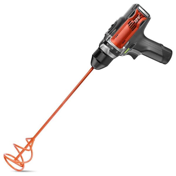 16 Length Zinc Plated Steel Paint and Mortar Mixer Stirring Paddle for Compound, Sealer, Grout, Thinset, Plaster, Mud