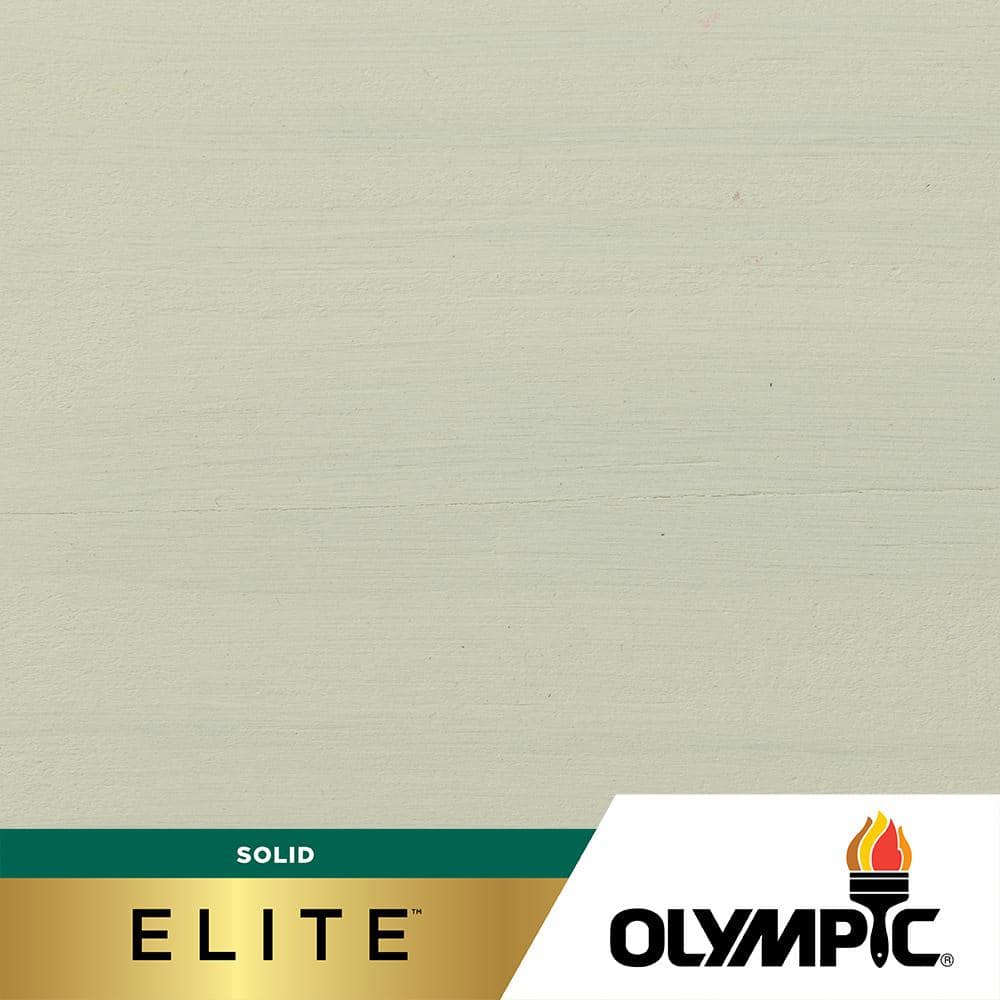 Olympic Elite 1 gal. Avalanche SC-1007 Solid Advanced Exterior Stain ...