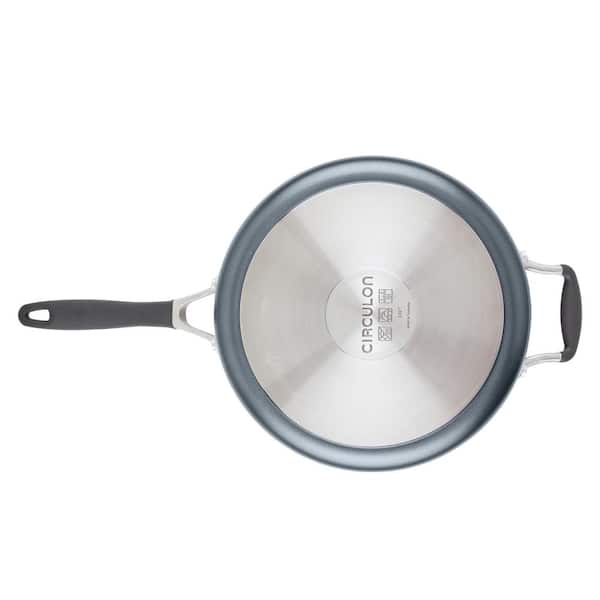 Anolon Hard-Anodized Nonstick 6.25 Mini Skillet Frying Pan, Dark Gray 