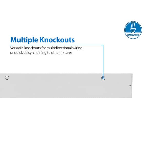 NUC-5 Series 40 in. White Selectable LED Under Cabinet Light