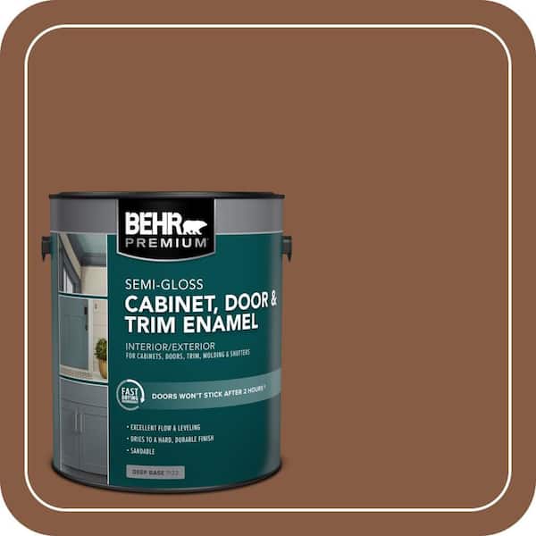 ☻☻　ブラウン　38サイズ BEHR PREMIUM 1 gal. #ICC-80 Cinnamon Spice Semi-Gloss Enamel