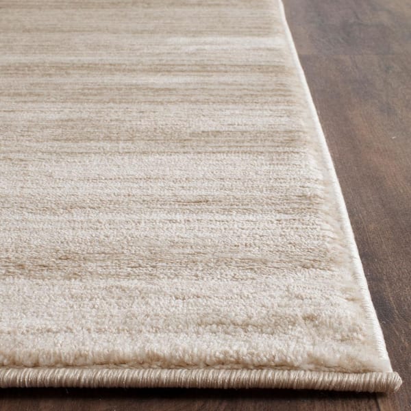 Safavieh Vision Cream 2 Ft X 12 Ft Solid Runner Rug Vsn606f 212 The Home Depot