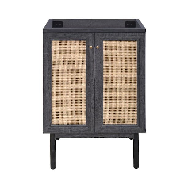 Swiss Madison Classe 23.56 in. W x 17.87 in. D x 32.31 in. H Bath Vanity without Top in Black