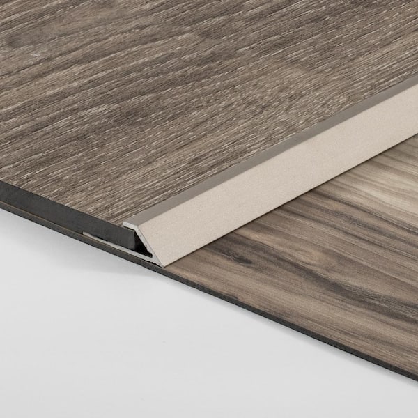 Trimmaster 5 Mm Satin Nickel 1 In X, Transition Pieces For Vinyl Plank Flooring