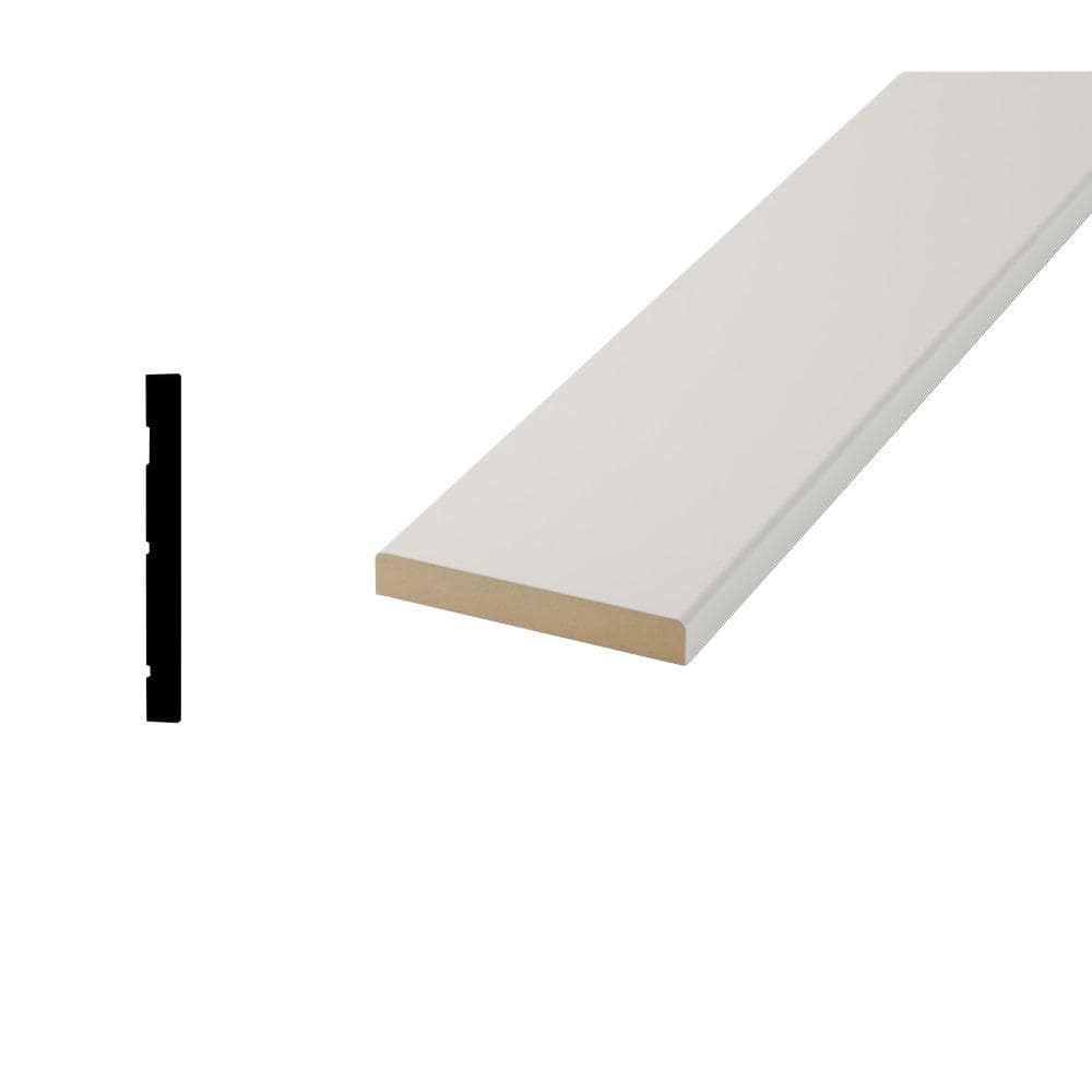 FINISHED ELEGANCE FEIJ 458 11/16 in. x 45/8 in. x 96 in. White Painted