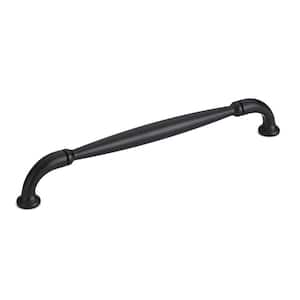 Hudson Collection 7-9/16 in. (192 mm) Center-to-Center Anthracite Traditional Drawer Pull