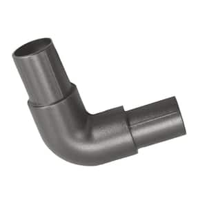 Secondary Handrail 90-Degree Elbow Charcoal Gray