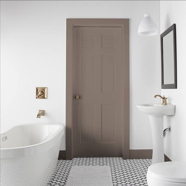 BEHR PREMIUM 1 qt. #AE-5 Chocolate Brown Semi-Gloss Enamel