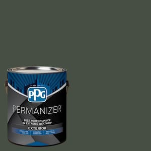 1 gal. PPG1033-7 Charcoal Smoke Semi-Gloss Exterior Paint