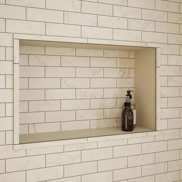 Aged 2x6 Vanilla Cream 12 in. x 12 in. Rectangle Honed Marble Wall and Floor Mosaic Tile (10 sq. ft./Case)