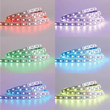 Monster USB 6.5 ft. Multi-Color Color-Changing LED Under Cabinet Light Strip,  Remote Control WLB7-1023-BLK - The Home Depot