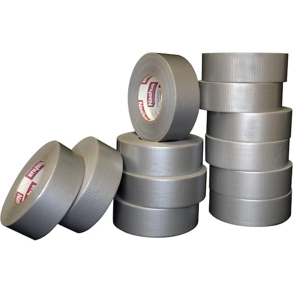 Nashua Tape 1.89 in. x 55 yd. 394 General Purpose Duct Tape in Silver Pro Pack (12-Pack)