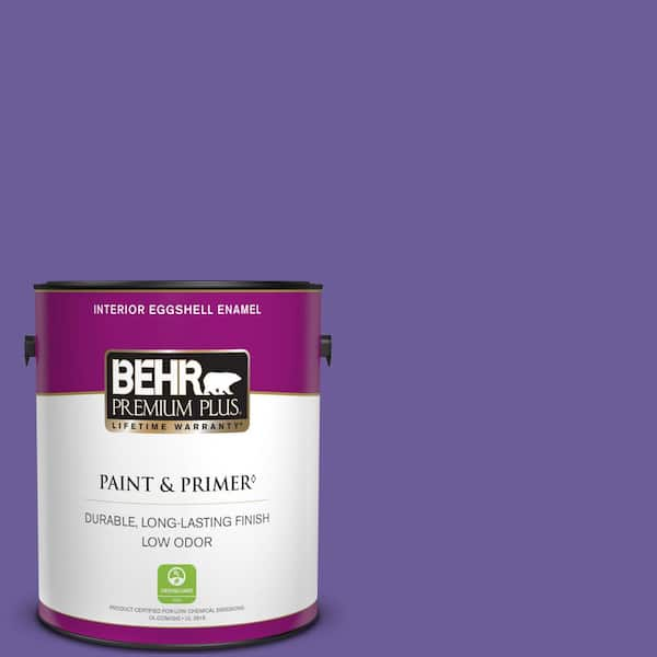 BEHR PREMIUM PLUS 1 gal. #P560-6 Just a Fairytale Eggshell Enamel Low Odor Interior Paint & Primer